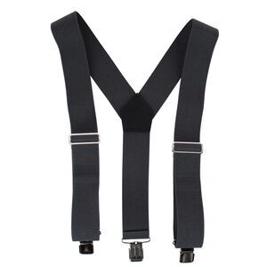 Welch Men's 2 Inch Elastic Y-Back Clip End Suspenders